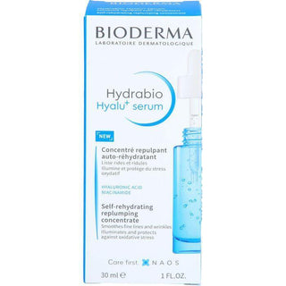 Bioderma Hydrabio Hyalu+ Serum: Intense Hydration & Anti-Aging Facial Serum with Hyaluronic Acid & Niacinamide for Dry, Dehydrated Skin - Restore Radiance Bioderma Hydrabio Serum: Hyaluronic Acid for Intense Hydration hyaluronic acid serum, hydrating serum, anti-aging serum, Bioderma Hydrabio, serum for dry skin, niacinamide serum, facial serum, intense hydration serum, hyaluronic acid, hydration, anti-aging, dry skin, dehydrated skin, fine lines, wrinkles, radiance, skin barrier, moisturizing, skin care, b