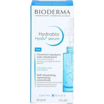 Bioderma Hydrabio Hyalu+ Serum: Intense Hydration & Anti-Aging Facial Serum with Hyaluronic Acid & Niacinamide for Dry, 