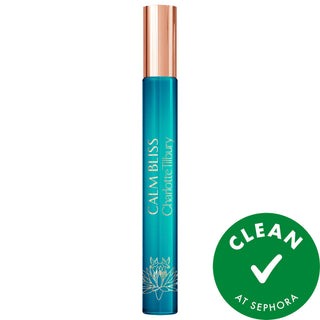 Charlotte Tilbury Calm Bliss Eau de Parfum for Women - Relaxing Fresh Aquatics Perfume with Lavandin Oil Charlotte Tilbury Calm Bliss Eau de Parfum - Relaxing Fresh Aquatics Perfume Calm Bliss Eau de Parfum, Charlotte Tilbury fragrance, Fresh Aquatics scent, Relaxing perfume for women, CLEAN at Sephora beauty products, calming fragrance, stress relief perfume, women's perfume, luxury fragrance, aquamarine hue, lavandin oil, watery accord, white musks