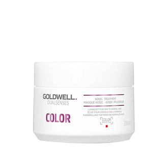 Goldwell Dualsenses Color 60Sec Hair Mask - Color Protecting Formula, 200ml Goldwell Color 60Sec Hair Mask - Protects Color-Treated Hair hair mask, color-protecting hair mask, Goldwell Dualsenses, color-treated hair care, quick hair treatment, hair care, color protection, hair color vibrancy, 60-second application, 200ml, Dualsenses product line, Goldwell brand, hair treatment, color guardian, vibrant hair color