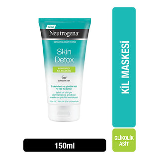 Neutrogena Skin Detox Clay Mask: Deep Pore Cleansing & Exfoliating Glycolic Acid Mask for Radiant Skin - 5.07 fl oz Neutrogena Detox Clay Mask - Deep Pore Cleansing & Exfoliation clay mask, detox clay mask, glycolic acid mask, pore cleansing mask, skin detox, Neutrogena mask, exfoliating clay mask, deep cleansing face mask, oil control mask, face mask, skin care, deep pore cleansing, exfoliating, detoxifying, glycolic acid, Neutrogena, skin cleansing, oil control, beauty, facial treatment, cleansing mask, p