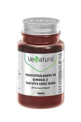 VeNatura Fosfotidilserin Omega 3 Supplement: Boost Brain Health, Memory & Support Heart Health - 30 Soft Capsules VeNatura Fosfotidilserin Omega 3 - Brain & Heart Health Fosfotidilserin supplement, Omega 3 supplement, Brain health supplement, Cognitive support, Heart health supplement, Fish oil supplement, Phosphatidylserine Omega 3 capsules, Memory supplement, VeNatura supplement, Dietary Supplement, cognitive function, memory, focus, cardiovascular health, brain function, soft capsules, easy to swallow, d