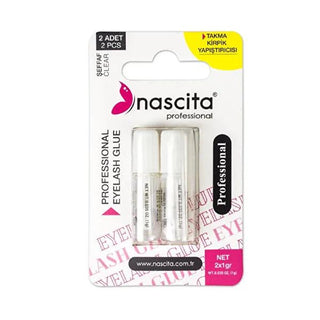 Nascita Pro Clear False Eyelash Adhesive - 3g Transparent Lash Glue for Seamless, Long-Lasting Hold - Perfect for Natural & Extension Lashes Nascita Clear Eyelash Adhesive - Long Lasting Lash Glue False eyelash adhesive, Eyelash glue, Clear eyelash adhesive, Transparent lash glue, Nascita eyelash adhesive, False lashes glue, Eyelash extension glue, false eyelashes, transparent adhesive, lash adhesive, clear lash glue, makeup, beauty, pro formula, long-lasting hold, seamless look, all skin tones, eyelash sty