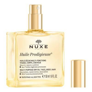 Nuxe Huile Prodigieuse Multi-purpose Dry Care Oil for Skin and Hair - Natural Skincare & Haircare Nuxe Huile Prodigieuse - Natural Skincare & Haircare Oil Nuxe Huile Prodigieuse, Multi-purpose dry care oil, Natural skincare, Haircare oil, Hypoallergenic beauty products, Skincare for dry skin, Haircare for dry hair, Natural beauty products, Dermatologically tested products, Skincare oil, Hair oil, Luxurious skincare, Luxurious haircare, Botanical skincare, Botanical haircare