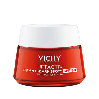Vichy Liftactiv B3 Anti-Aging Face Cream with SPF 50 - Dark Spot Correction, 1.69 fl oz Vichy Liftactiv B3 Anti-Aging Face Cream SPF 50 - 1.69 fl oz Vichy Liftactiv B3, Anti-Aging Face Cream, SPF 50, Dark Spot Correction, 50 ml, 1.69 fl oz, skincare, anti-aging, dark spot correction, face cream, Vichy brand, cosmetic, skincare product, anti-aging benefits, UV protection, sun protection, fine lines, wrinkles, hyperpigmentation, skin tone correction