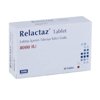 relactaz-lactase-enzyme-supplement-tablets, bottle-of-relactaz-tablets, relactaz-30-tablets-front-view Eczanecomtr Relactaz - Lactase Enzyme Supplement | 30 Tablets Relactaz Lactase Enzyme Supplement - 30 Tablets relactaz, lactase-enzyme-supplement, lactose-intolerance, digestive-health, enzymes, lactose-digestion, tablet-supplement, eczanecomtr, dietary-supplement, ai-generated