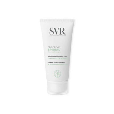 SVR Spirial Antiperspirant Cream: Long-Lasting Sweat & Odor Control for Hyperhidrosis & Sensitive Skin - 50ml