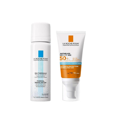 La Roche Posay La Roche-Posay: Sun & Skincare Set for Sensitive, Dry Skin - UV Protection, Hydration, Gentle Care