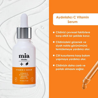 mia klinika c vitamin serum 30 ml, brightening serum for skin concerns, ginseng infused vitamin c serum Mia Klinika C Vitamin Serum - Brightening with Ginseng for Individuals with Skin Concerns | 1 fl oz Mia Klinika C Vitamin Serum - Brightening & Pore Reducing mia-klinika, c-vitamin-serum, skin-brightening, pores-reducing, skincare, beauty-enthusiasts, anti-aging, ginseng, skin-care, ai-generated