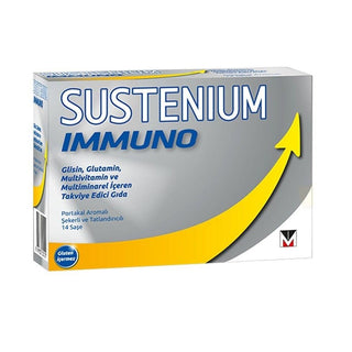 Sustenium Immune Support Supplement - Boosts Immune System with L-Glutamine, Multivitamin, and Multimineral for Adults Sustenium Immune Support Supplement for Adults Immune system support supplement, Dietary supplement for adults, Multivitamin and multimineral, L-Glutamine supplement, Orange flavored sachets, Health supplements, Immune health, Adult nutrition, Dietary support, Wellness products