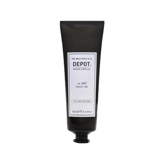 Depot No. 307 Black Gel 125 ml - Strong Hold Hair Styling Gel for Black Hair