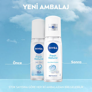 NIVEA Fresh Natural Pump Spray Deodorant for Women - Aluminum Free, Long Lasting Odor Protection & Refreshing Fragrance NIVEA Fresh Natural Deodorant - Aluminum-Free Odor Protection NIVEA deodorant, women's deodorant, pump spray deodorant, aluminum free deodorant, long lasting deodorant, fresh deodorant, odor protection, fragrance deodorant, deodorant, women's hygiene, personal care, body odor, sweat protection, aluminum-free, powder-free, dermatologically tested, ocean fragrance, refreshing scent, easy app
