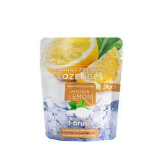 T-Brush Breath Freshening Pastilles - Lemon Mint Flavor, 40 Tablets - Fresh Breath Solution for On-the-Go Oral Hygiene T-Brush Breath Freshening Pastilles - Lemon Mint Flavor breath freshening pastilles, lemon-mint flavored pastilles, oral hygiene products, mouth odor prevention, pastilles for fresh breath, on-the-go oral care, fresh breath solution, confidence booster, convenient oral hygiene, lemon mint pastilles, breath freshener, oral care products