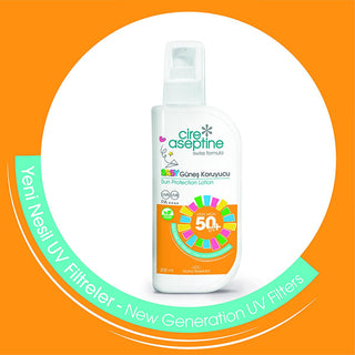 Cire Aseptine: 50+ SPF Vegan Sunscreen Lotion for Kids - Broad Spectrum UVA/UVB Protection, Water Resistant, Pediatric Sunblock for Sensitive Skin (6.76 fl oz) Cire Aseptine Kids Sunscreen: 50+ SPF Vegan Protection sunscreen for kids, children's sunscreen, 50+ SPF sunscreen, vegan sunscreen, broad spectrum sunscreen, water resistant sunscreen, sun protection for children, sunblock for sensitive skin, PA++++ sunscreen, pediatric sunscreen, sunscreen, sunblock, kids sunscreen, baby sunscreen, sensitive skin s