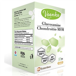 Voonka Glucosamine Chondroitin MSM 92 Tablets