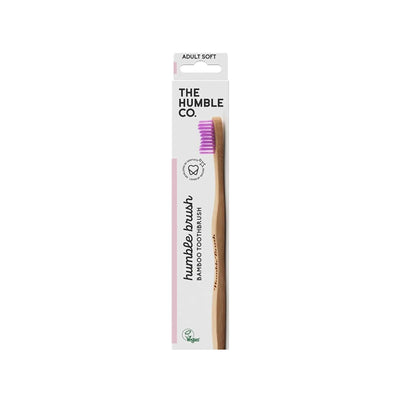 The Humble Co Soft Bristle Manual Toothbrush for Adults - Gentle on Gums and Teeth, Eco-Friendly Oral Hygiene