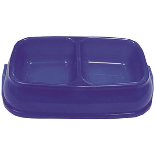 Pet's Family Plastic Double Pet Food Container - 0.5L Capacity, Durable & Easy to Clean Pet's Family 0.5L Double Pet Food Container - Durable & Easy Clean pet food container, plastic pet bowl, double pet food container, pet accessory, pet feeding container, pet storage, pet care, pet supplies, durable pet container, easy to clean pet bowl, multi-pet household solutions, pet organization