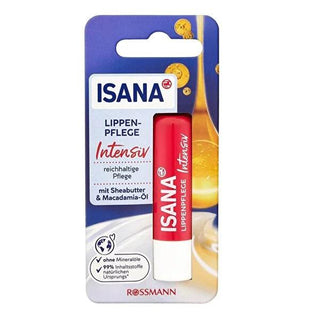 Isana Lip Balm - Natural, Dermatologically Tested, UV Protection for Dry & Sensitive Lips Isana Lip Balm - Natural & Dermatologically Tested Lip balm, Natural lip care, Dermatologically tested lip balm, UV protection lip balm, Sensitive lip care, Lip moisturizer, Natural ingredients, E vitamin, Shea butter, Grape seed oil, Bisabolol, Panthenol, Lip protection, Lip care routine, Sensitive lips solution
