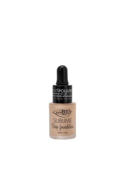 Purobio Sublime 03 Liquid Foundation: High Coverage, Antioxidant Rich, Flawless Skin, Non-Comedogenic, Natural Moisturiz