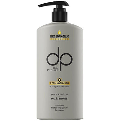 DP Shampoo Bio Barrier Color Protecting Shampoo: Sulfate-Free, Keratin & Biotin B7 for Damaged, Color Treated Hair - Pro