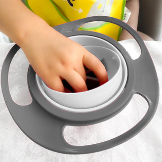 Babyjem Non-Spill Baby Plate - 360 Degree Rotating Design for Independent Eating Babyjem Non-Spill Baby Plate - Encourages Independent Eating non-spill baby plate, baby feeding plate, rotating baby plate, dishwasher safe baby dish, baby mealtime accessory, baby products, baby feeding accessories, self-feeding baby plate, mess-free baby plate, baby tableware