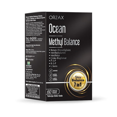 Ocean Methyl Balance Dietary Supplement - Supports Nutritional Balance with Vitamins & Minerals - 60 Capsules