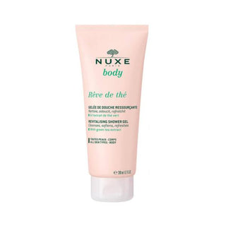 Nuxe Reve de The Shower Gel: Gentle Cleansing & Hydration, 200ml - Fragrant Body Wash for Daily Use Nuxe Reve de The Shower Gel: Gentle Cleanse & Hydrate Nuxe shower gel, shower gel, body wash, gentle cleanser, daily shower gel, Nuxe Reve de The, fragrant shower gel, bath products, gentle cleansing, skin hydration, 200ml shower gel, daily use shower gel, sensitive skin, best shower gel, body cleanser, bath and body, fragrant body wash, personal care, beauty, Nuxe, Reve de The, bath, shower, bath gel, shower