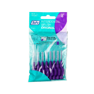 Tepe Interdental Brush Set - 8 Count, 1.1 mm, Purple - Effective Oral Hygiene for Dental Work & Orthodontics Tepe Interdental Brushes - 8 Count, 1.1 mm interdental brush, Tepe, oral hygiene, dental care, between teeth cleaning, orthodontic cleaning, dental work, oral health, interdental cleaning, plaque removal, healthy gums, dental hygiene, Tepe interdental brushes, purple interdental brushes, 1.1 mm interdental brushes, 8 count interdental brushes