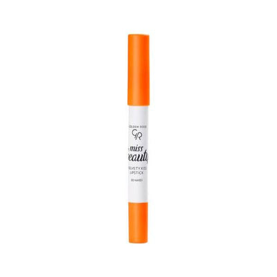 Golden Rose Miss Beauty Velvety Kiss Lipstick - 02 Naked: Long-Lasting, Non-Drying Matte Nude Lipstick for a Comfortable