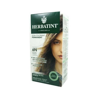 Herbatint Dark Blonde Hair Color packaging, Herbatint 6N hair dye application, Herbatint Dark Blonde hair before and after Herbatint Dark Blonde Hair Color - 6N | Hair Dye Herbatint Dark Blonde Hair Color | 6N herbatint, dark-blonde, hair-color, hair-dye, ammonia-free, paraben-free, botanical-ingredients, adults, ai-generated, vegan