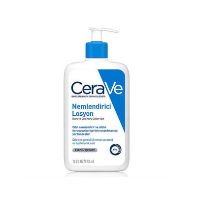 CeraVe Moisturizing Lotion 473ml: Hydrates Dry Skin, Restores Barrier with Ceramides & Hyaluronic Acid - Dermatologist R