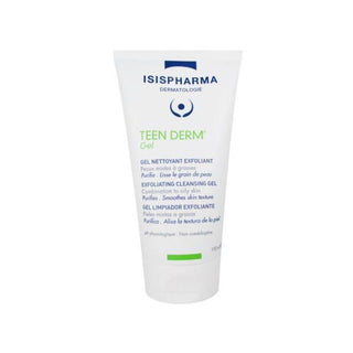 Isis Pharma Teen Derm Gel 150ml - Exfoliating Facial Gel for Acne-Prone Skin, Salicylic Acid Face Wash, Oil Control