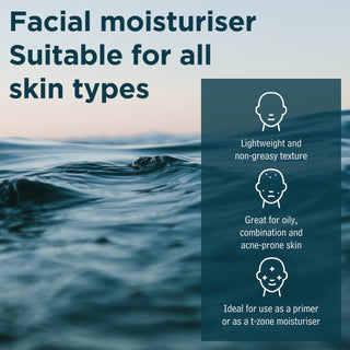 Dead Sea Spa Magik Flat Matte Epsom Moisturiser - Natural Skincare for Oily Skin, 75ml