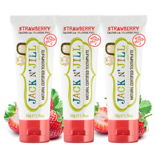 Jack and Jill Natural Toothpaste Strawberry 50g