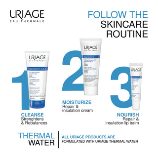 Uriage Bariederm Insulating Repairing Cream 75ml - Protective Moisturizing Cream for Dry Skin
