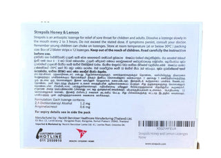 Strepsils Honey & Lemon 24 Lozenges