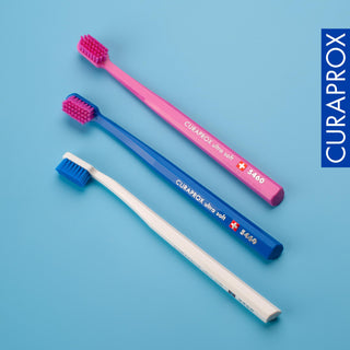 Curaprox CS 5460 Ultra Soft Manual Toothbrush for Gentle Dental Care - 5460 Ultra-Soft Bristles