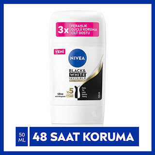 Nivea Women's Black & White Deodorant - Silky Smooth | 50ml