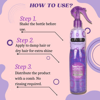 Morfose Two Phase Detangling Spray 400ml - Smooth & Nourish | Hair Care
