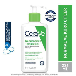 CeraVe Moisturizing Cleanser: Gentle Hydrating Face Wash with Hyaluronic Acid & Ceramides for Dry, Sensitive Skin - 236ml CeraVe Moisturizing Cleanser: Hydrating Face Wash for Dry Skin CeraVe cleanser, moisturizing cleanser, dry skin cleanser, sensitive skin cleanser, hyaluronic acid cleanser, ceramides cleanser, fragrance-free cleanser, hypoallergenic cleanser, gentle skin cleanser, hydrating face wash, CeraVe, cleanser, moisturizing, dry skin, sensitive skin, hyaluronic acid, ceramides, fragrance-free, hy