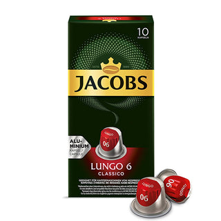 jacobs lungo 6 coffee capsules, jacobs capsule lungo 6 classic packaging Jacobs Lungo 6 Coffee Capsules - Classic Flavor | 10 Count Jacobs Lungo 6 Coffee Capsules - Classic Flavor jacobs, coffee-capsules, espresso, lungo, arabica, robusta, aluminum-capsules, nespresso-compatible, coffee-lovers, ai-generated