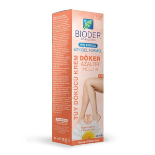 Bioder Sensitive Skin Hair Removal Cream 40ml - Gentle, Natural, and Effective Bioder Sensitive Skin Hair Removal Cream 40ml sensitive skin hair removal cream, natural hair removal products, chamomile hair removal cream, Vitamin E hair removal cream, gentle hair removal for sensitive areas, hair removal for sensitive skin, natural ingredients, painless hair removal, dermatologically tested, body care, personal care, beauty products, skincare, hair removal cream, sensitive skin care