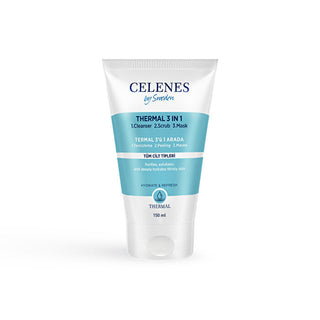 Celenes Thermal 3 in 1 Cleansing Peeling Mask 150ml - Hydrating & Refreshing