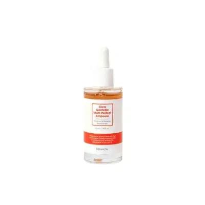 Bibimcos Cica Centella Asiatica Multi Perfect Ampoule Serum - Soothing, Hydrating, Redness Relief for Sensitive Skin - K