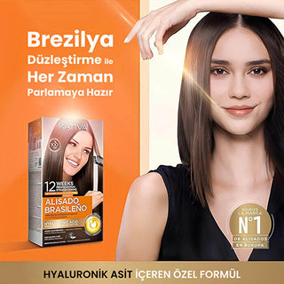 Kativa Brazilian Hair Straightening Set 225ml - Long-Lasting Effect | Professional