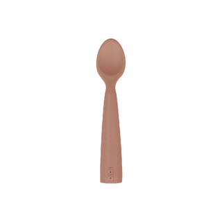 OiOi Baby Spoon Nam Nam Woody Brown - 100% Premium Silicone | 6+ Months