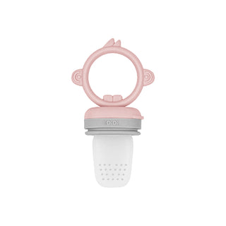 OiOi Fruit & Vegetable Trainer Puree - Pinky Pink | Powder Grey