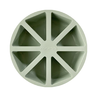 Premium Silicone Mini Cake & Muffin Pan - Slices River Green | 8-Cavity