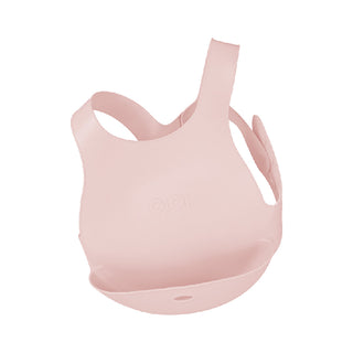 Premium Silicone Bib Pinky Pink - Adjustable Neck | OiOi