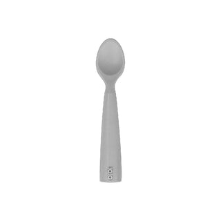 OiOi Baby Spoon - Nam Nam Powder Grey | Food Grade Silicone | 6+ Months